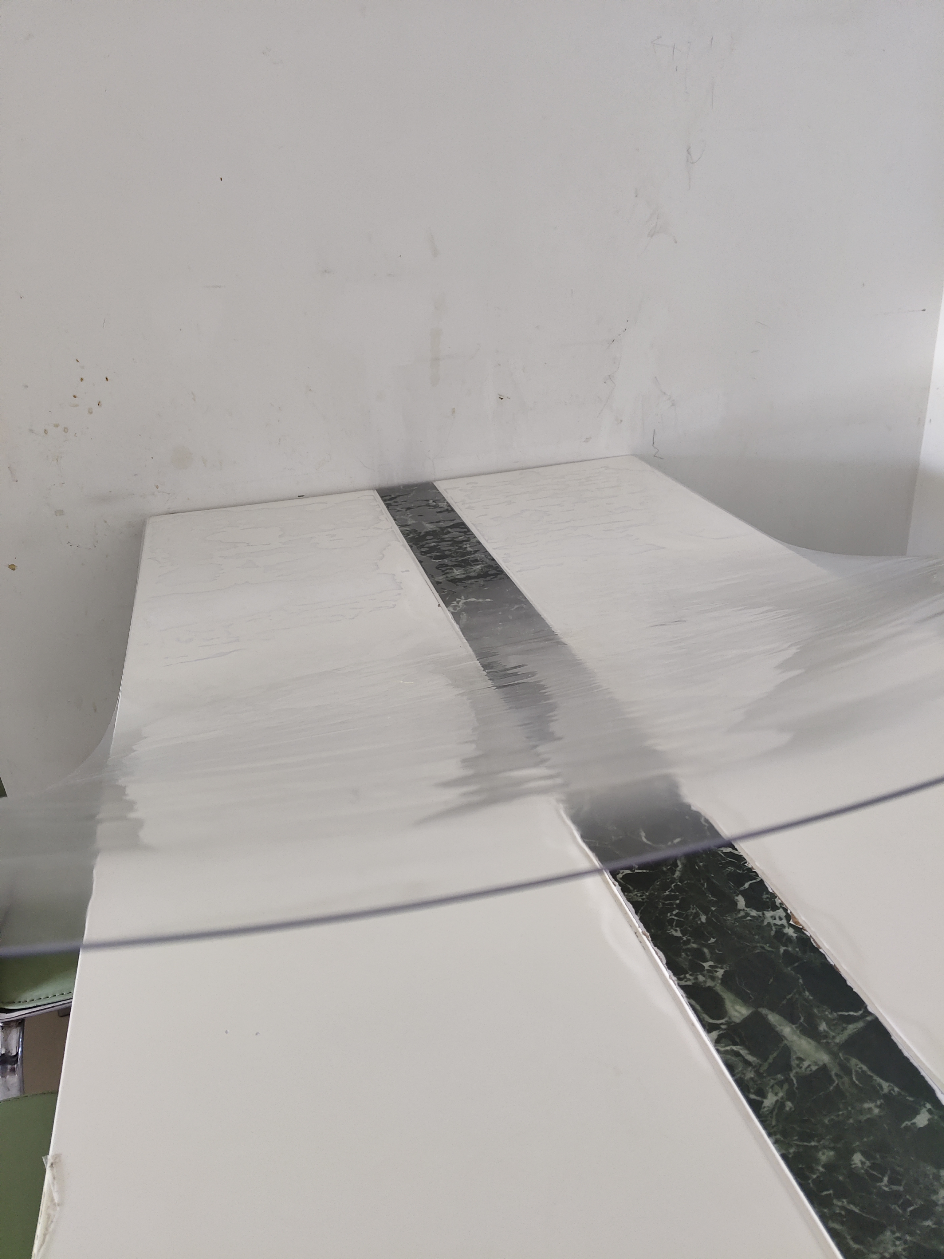 铭聚布艺（MINGJU）软玻璃加厚PVC桌布防水防油水晶板茶几垫透明无味(1.5mm)80*140cm 实拍图