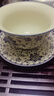 兮元记青花三才盖碗茶杯单个高档茶具大号描银泡茶碗三件套七夕节礼物 砾华银莲器禾盖碗+压手杯【简装】 实拍图