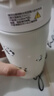 膳魔师熊猫系列儿童保温杯学生吸管水杯6-12岁上学专用水壶350ml 黑白 实拍图
