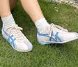 Onitsuka Tiger鬼塚虎帆布一脚蹬懒人鞋  男女款休闲鞋 MEXICO 66™ PARATY 米白色/藏青色(1183C233-250) 42 实拍图