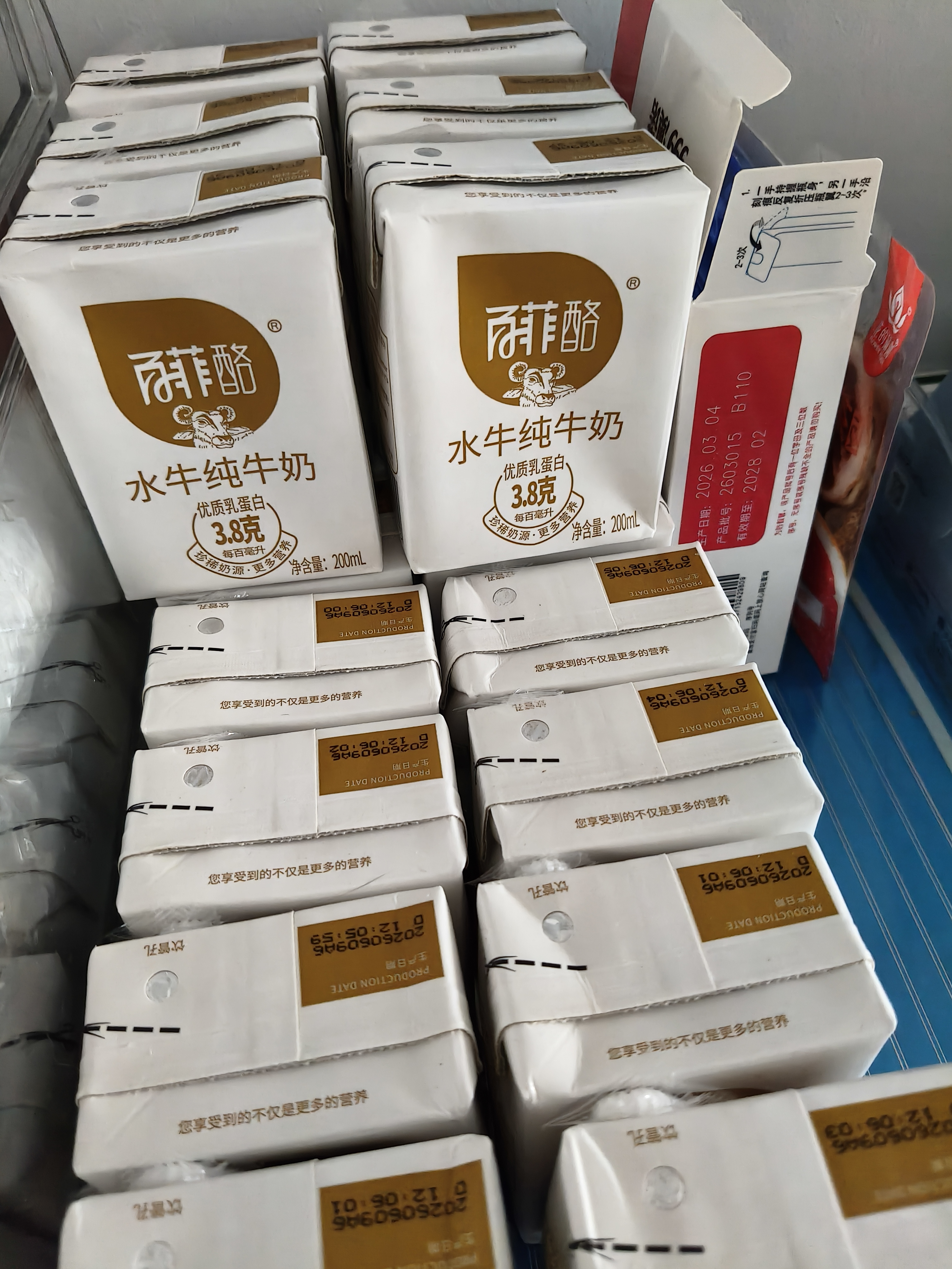 百菲酪水牛纯牛奶3.8g优质乳蛋白 多箱 营养早餐奶整箱水牛奶送礼礼盒 3.8g纯奶10盒*2箱+黑糖水牛奶10盒*2箱 C 实拍图