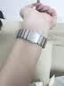 JINGZ品牌原装适用苹果手表s11表带金属apple watch s10磁吸iwatch s9小蛮腰8硅胶女士款不锈钢se夏通勤 新款小蛮腰【星光粉】实心不锈钢 · 液态硅胶 适用iwatch S11/S10【42MM表盘】 实拍图