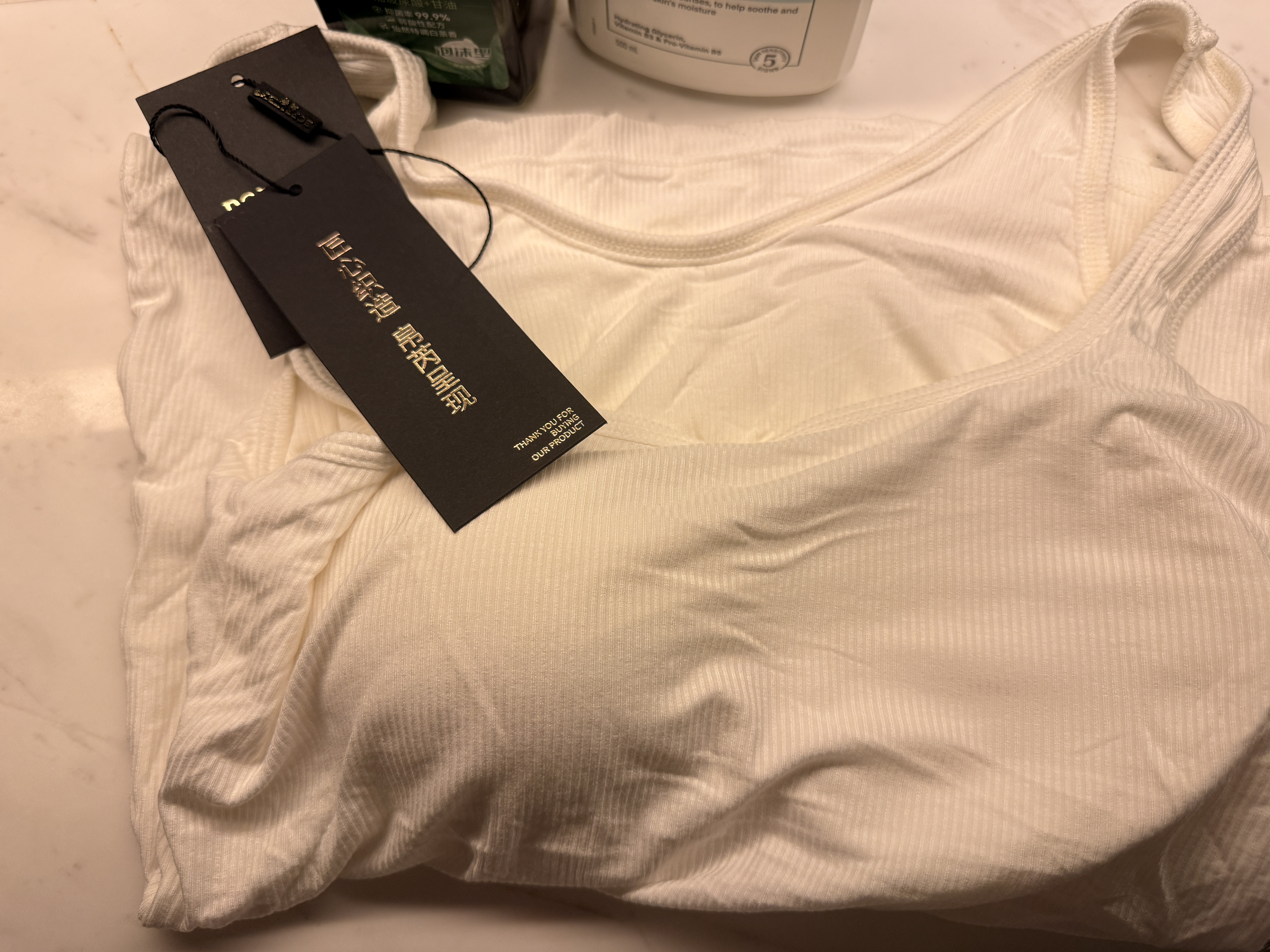 帛芮吊带背心女士内搭美背夏薄款背心女带胸垫运动无袖打底长款外穿 实拍图