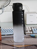 京东京造运动水杯  tritan水杯运动水壶大容量外出方便携带 黑白渐变1L 实拍图