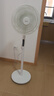美的（Midea）【幸运草安睡1S】一级能效直流变频声控电风扇家用遥控卧室静音落地扇台式桌面抗菌大风力转页扇 实拍图