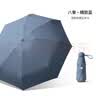 七麦麦超轻晴雨伞五折太阳伞遮阳伞防紫外线女迷你折叠防晒胶囊伞精致蓝 实拍图