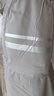 雨航（YUHANG）电动车雨衣电动车专用电瓶车雨披带镜套浅灰色5XL 实拍图