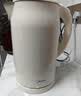 美的（Midea）烧水壶电热水壶304食品级不锈钢无缝内胆双层防烫1.7L大容量1800W智能断电SHJ1721 实拍图
