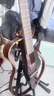 雅马哈（YAMAHA）静音吉他SLG200S/SLG200N民谣古典吉它旅行便携可接耳机电箱琴 SLG200S 民谣吉他-红棕亮光 实拍图