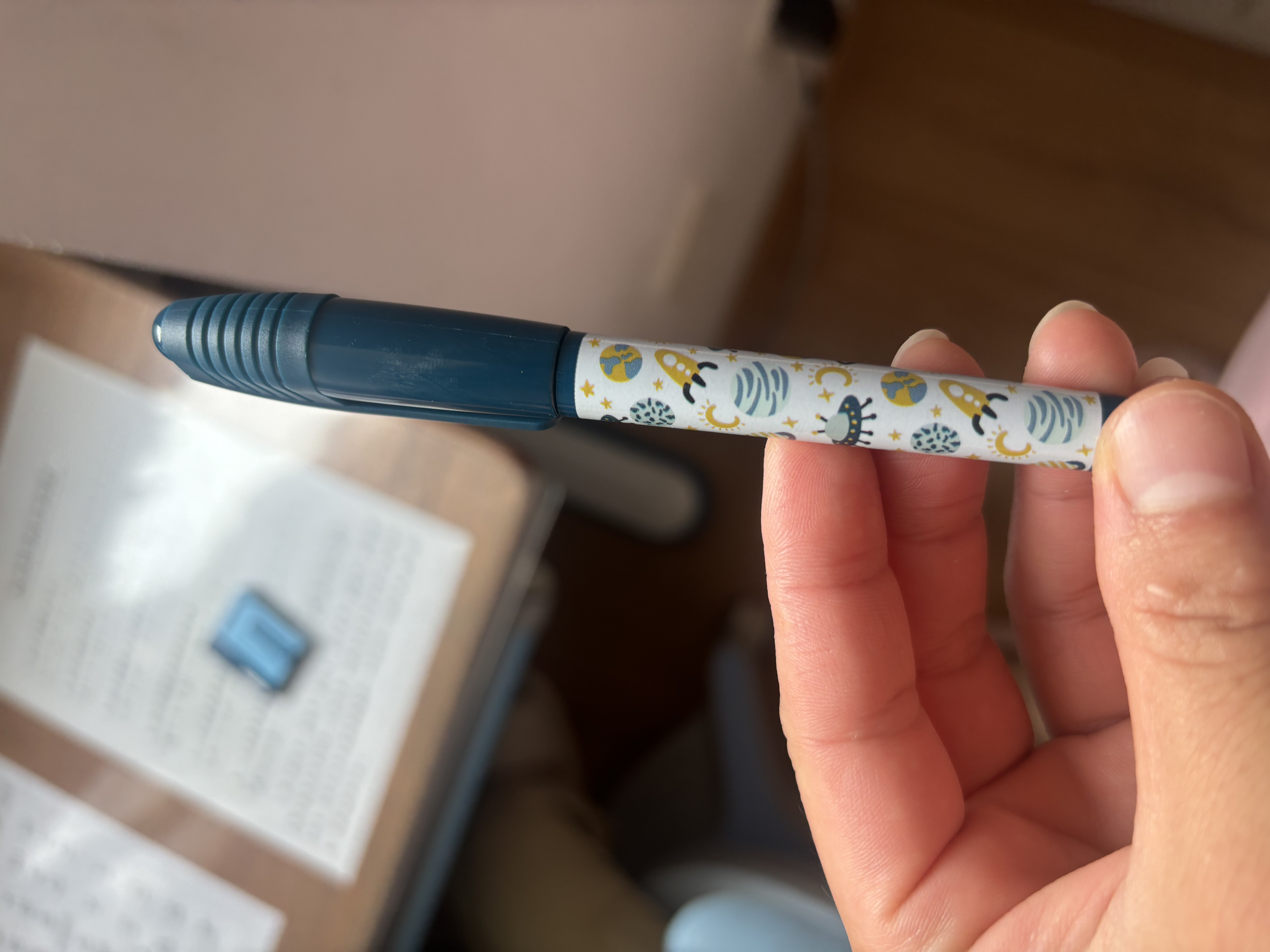 Schneider施耐德官方旗舰店童趣小学生钢笔儿童墨囊钢笔可擦初学者三年级四年级女孩书法练字钢笔免费刻字 【深蓝太空EF尖】 实拍图