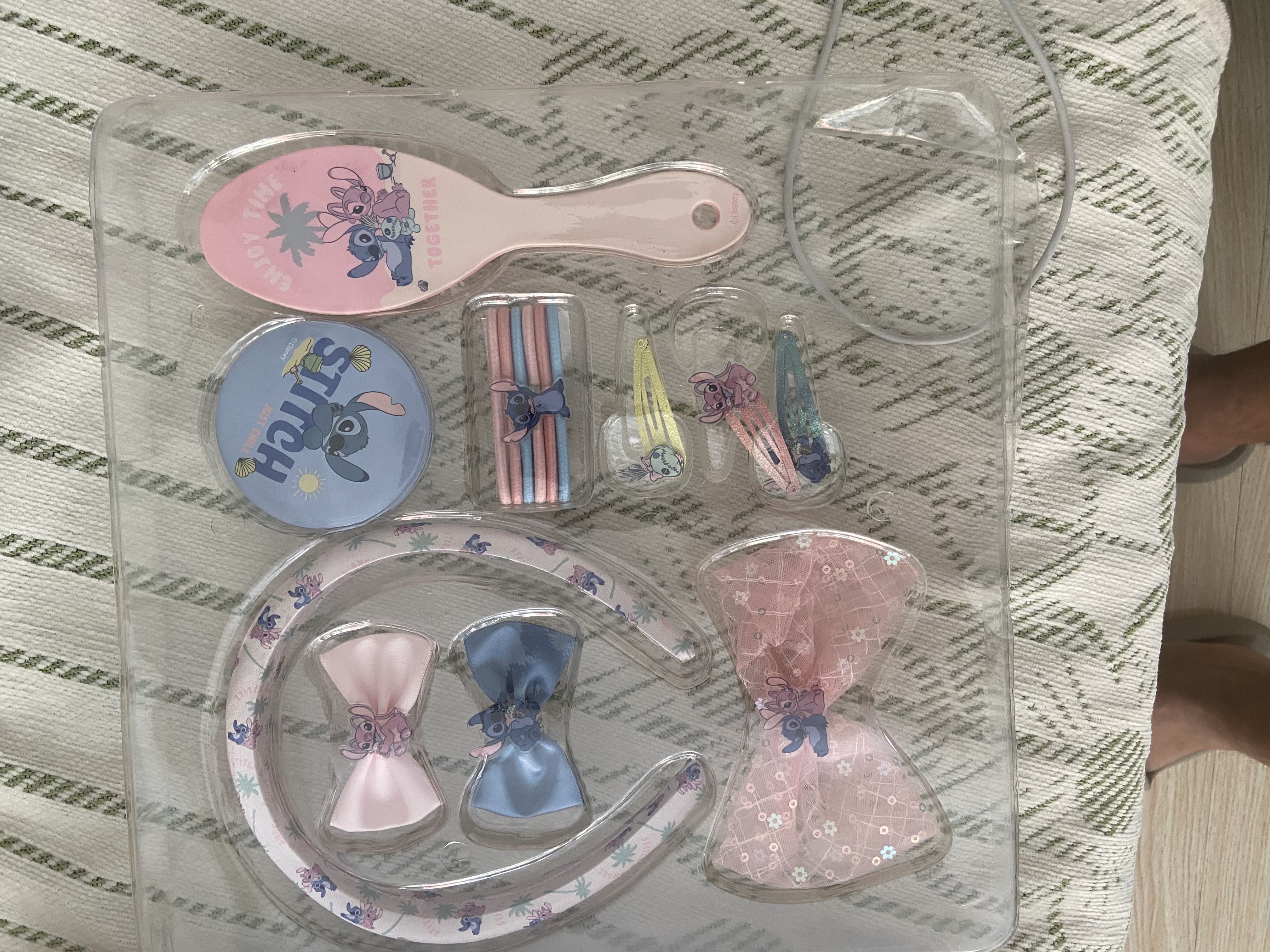 迪士尼（Disney）史迪奇装扮头发饰发夹15件礼盒送女孩生日礼物女童玩具3-6-9岁 实拍图
