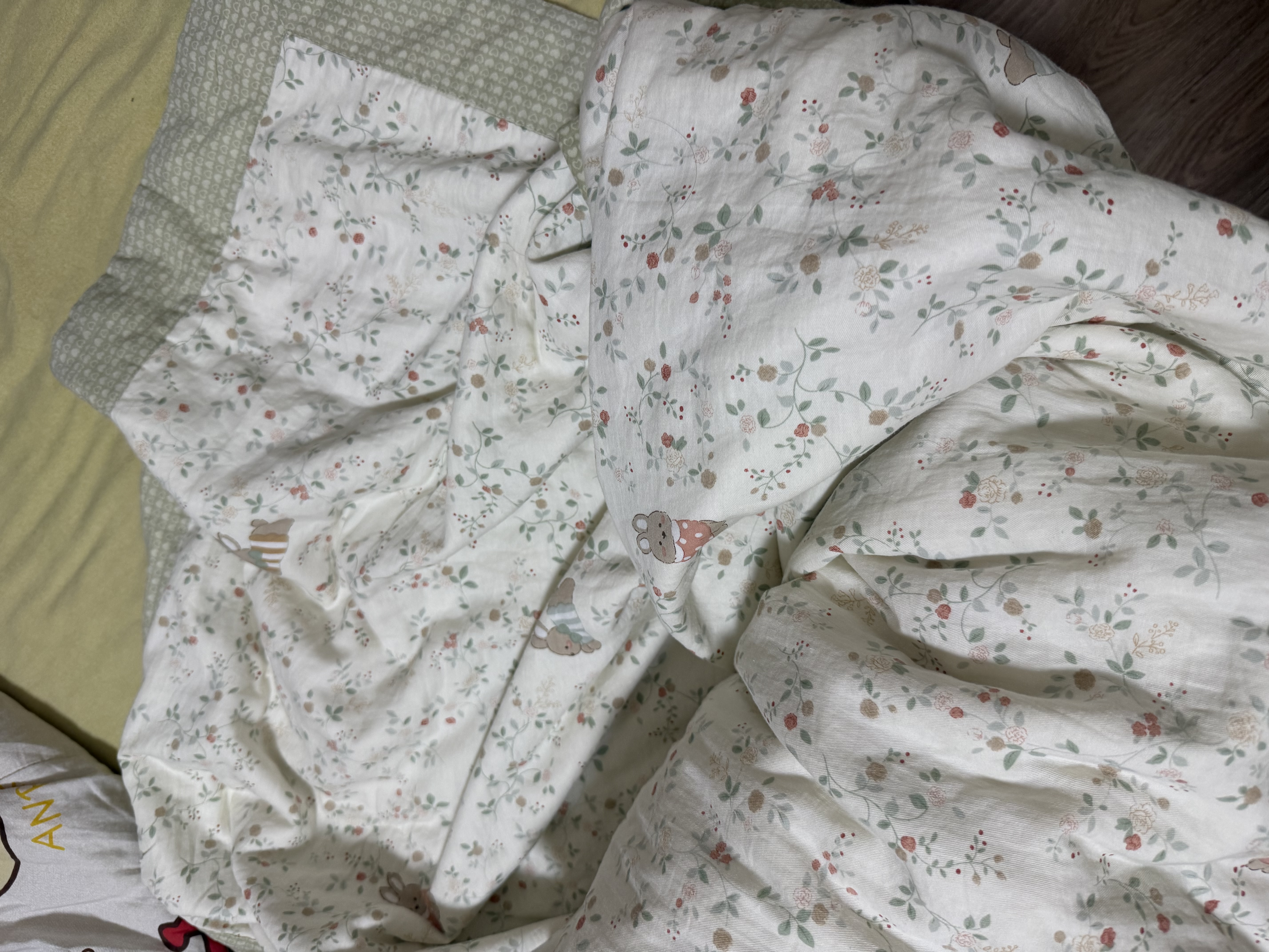 无印良品里外全棉夏被 新疆棉花被子 夏凉空调薄被芯200*230cm轻氧小兔 实拍图