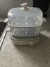 小熊（Bear）蒸蛋器 煮蛋器 双层小型电蒸锅1-2人用 自动断电早餐神器 ZDQ-E12N1 实拍图