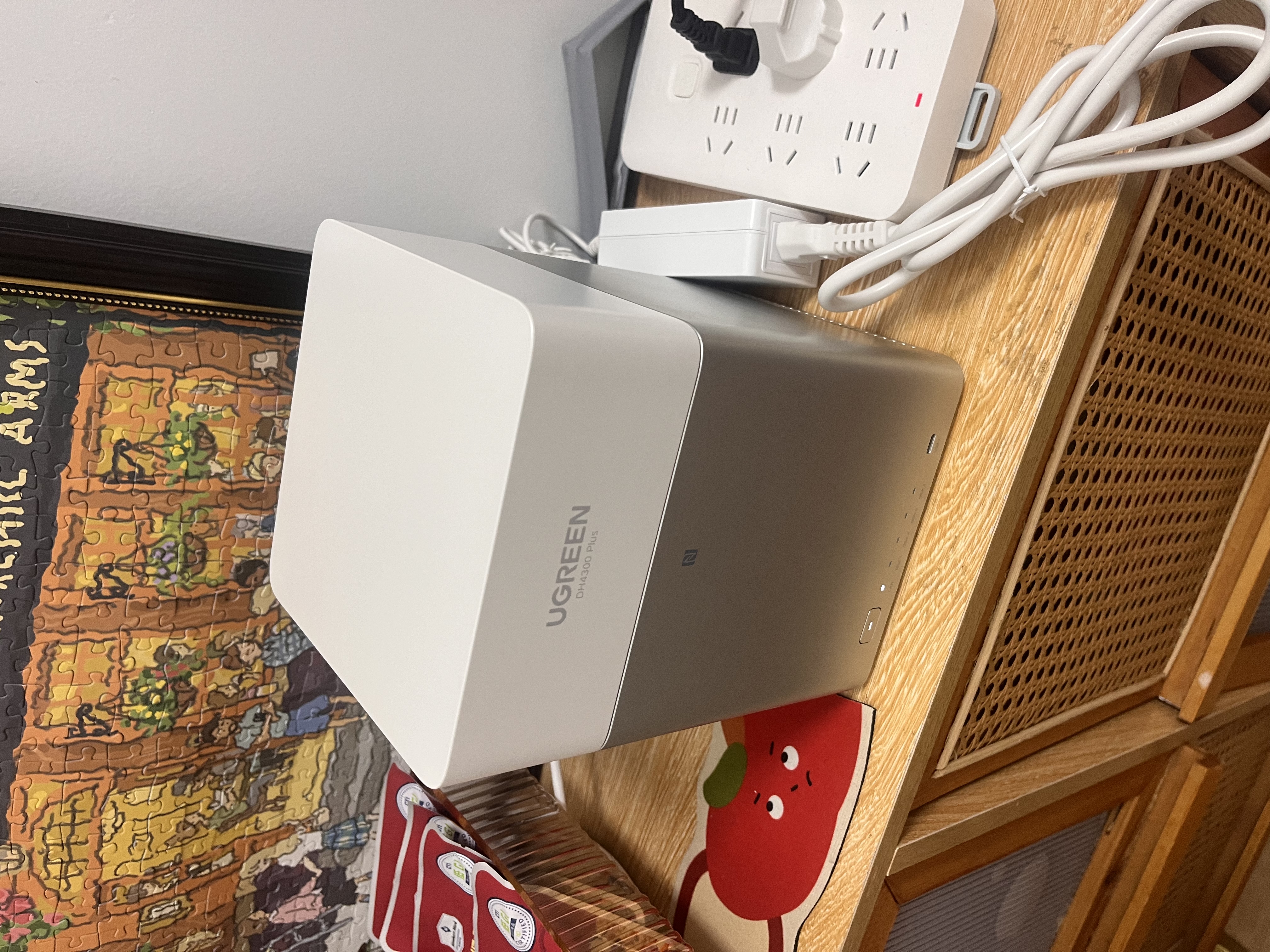 绿联私有云DH4300Plus 8G版8T四盘位NAS网络存储个人云家庭硬盘服务器手机NFC一碰连接手机平板扩容 实拍图