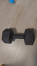 华亚（HUAYA） 哑铃环保包胶六角手铃男士家用健身器材 10KG 一对（5KG*2只） 实拍图
