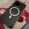 纽曼（Newmine）【发黄包赔 | 赠钢化膜】适用苹果17promax透明手机壳iphone16保护壳外壳 15高清14防摔13散热磁吸 苹果14 Pro Max（ 高透抗黄|金属按键） 【德国拜耳 实拍图
