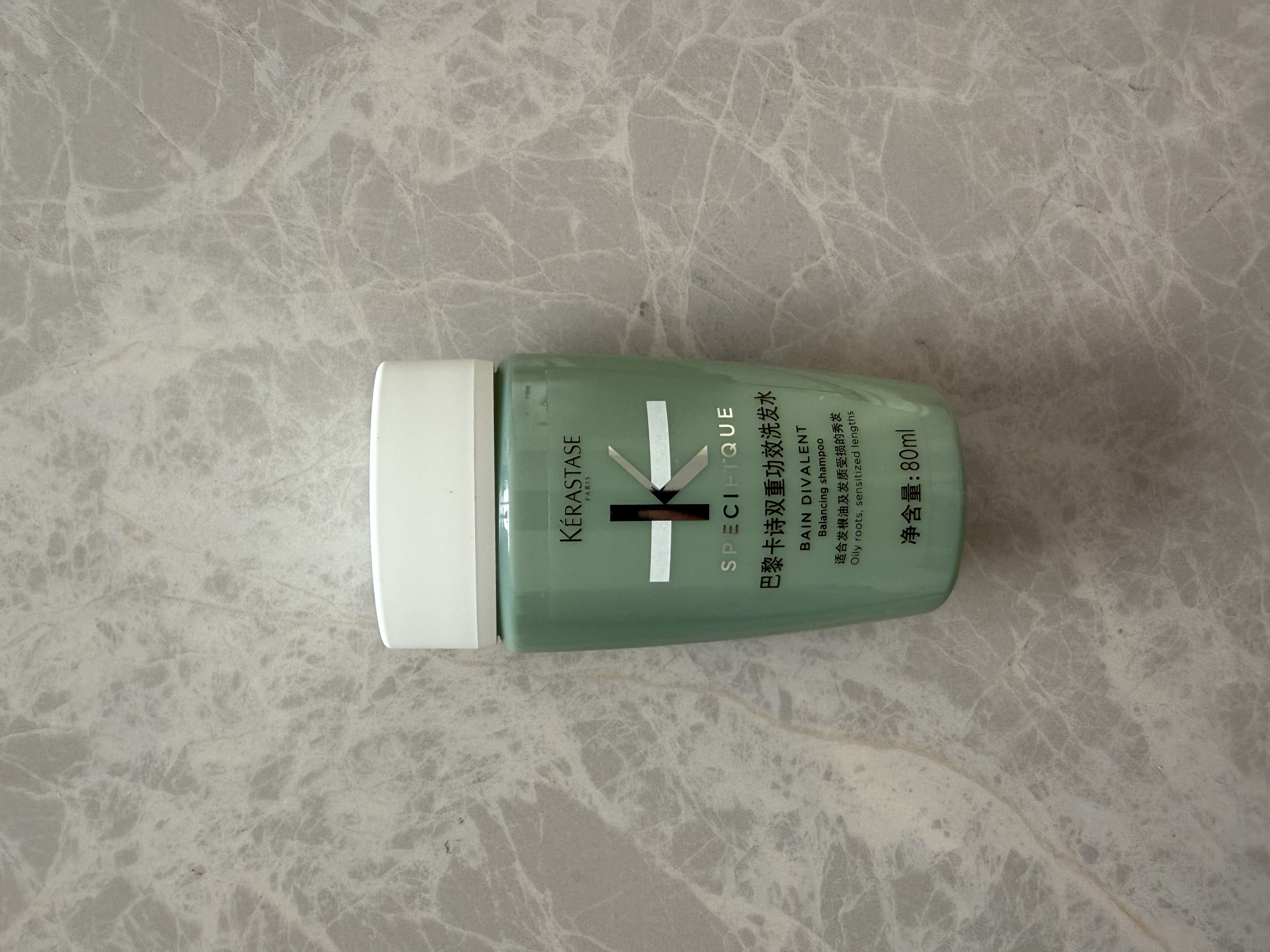 卡诗（KERASTASE）新双重功能洗发水试用装&介意慎拍80ml(新旧包装随机)控油洗发露 实拍图