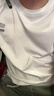 名创优品（MINISO）短袖t恤男士夏季新款重磅纯棉上衣服休闲宽松半袖体恤 冰川蓝 XL 实拍图