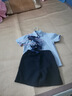 罗蒙男童假期演出服套装男孩生日花童幼儿园礼服毕业 藏青色 130 实拍图