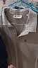 杰克·琼斯（JACK&JONES）26年新款polo衫男士夏季撞色翻领商务休闲刺绣logo短袖T恤男装 浅灰C39 M 175 实拍图