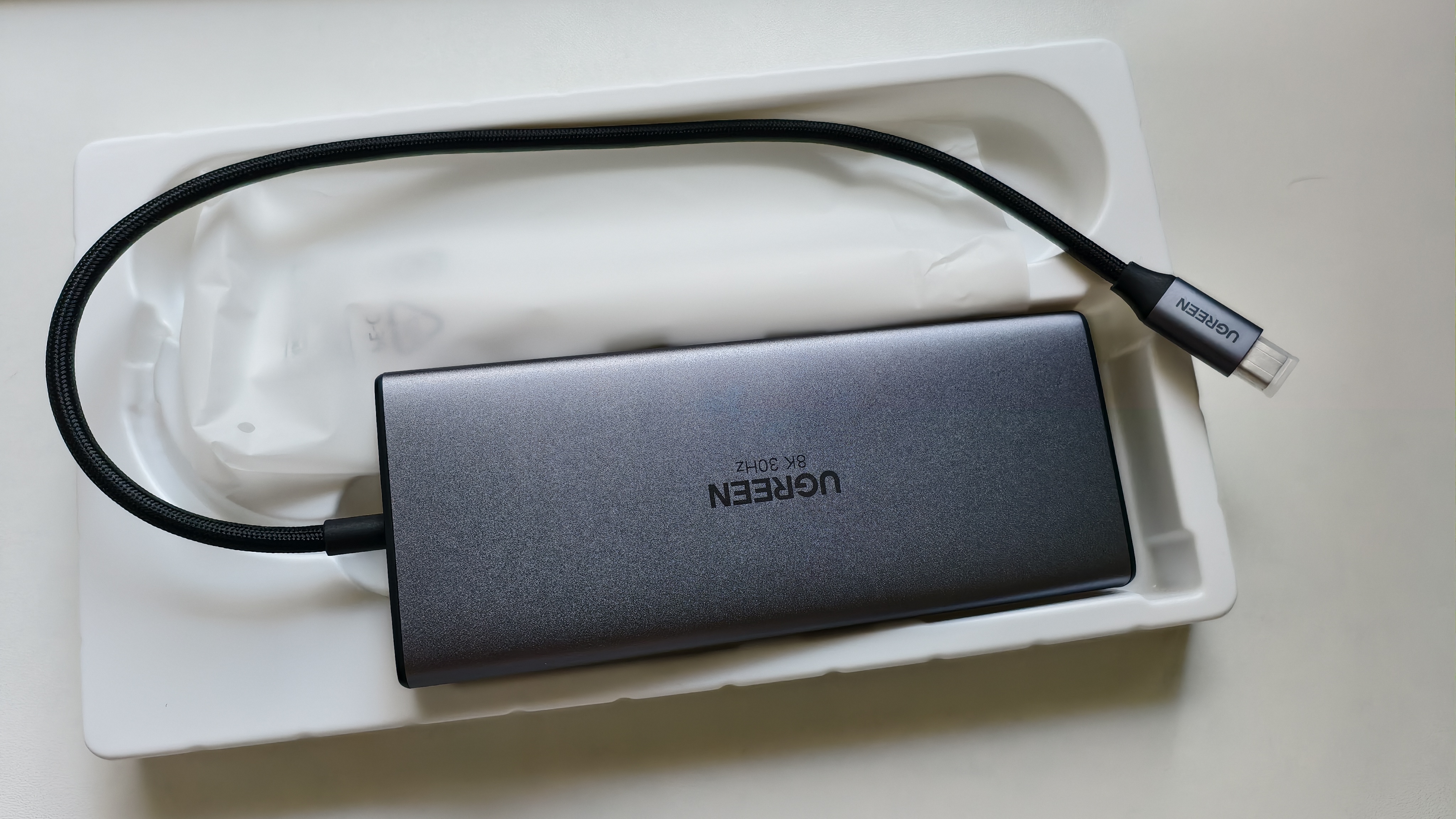 绿联Type-C双HDMI三屏异显拓展坞USB-C外接双屏一拖二8K扩展坞多屏扩展器兼容雷电4/5接联想华为笔记本 实拍图