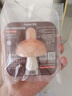 世喜牙胶婴儿口欲期3-6个月小蘑菇牙胶磨牙棒咬胶安抚磨牙防吃手 小蘑菇牙胶（橙） 实拍图
