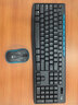 罗技（Logitech）MK275 键鼠套装 无线键鼠套装 办公键鼠套装 全尺寸 商务键鼠套装 带无线2.4G接收器 黑蓝色 实拍图