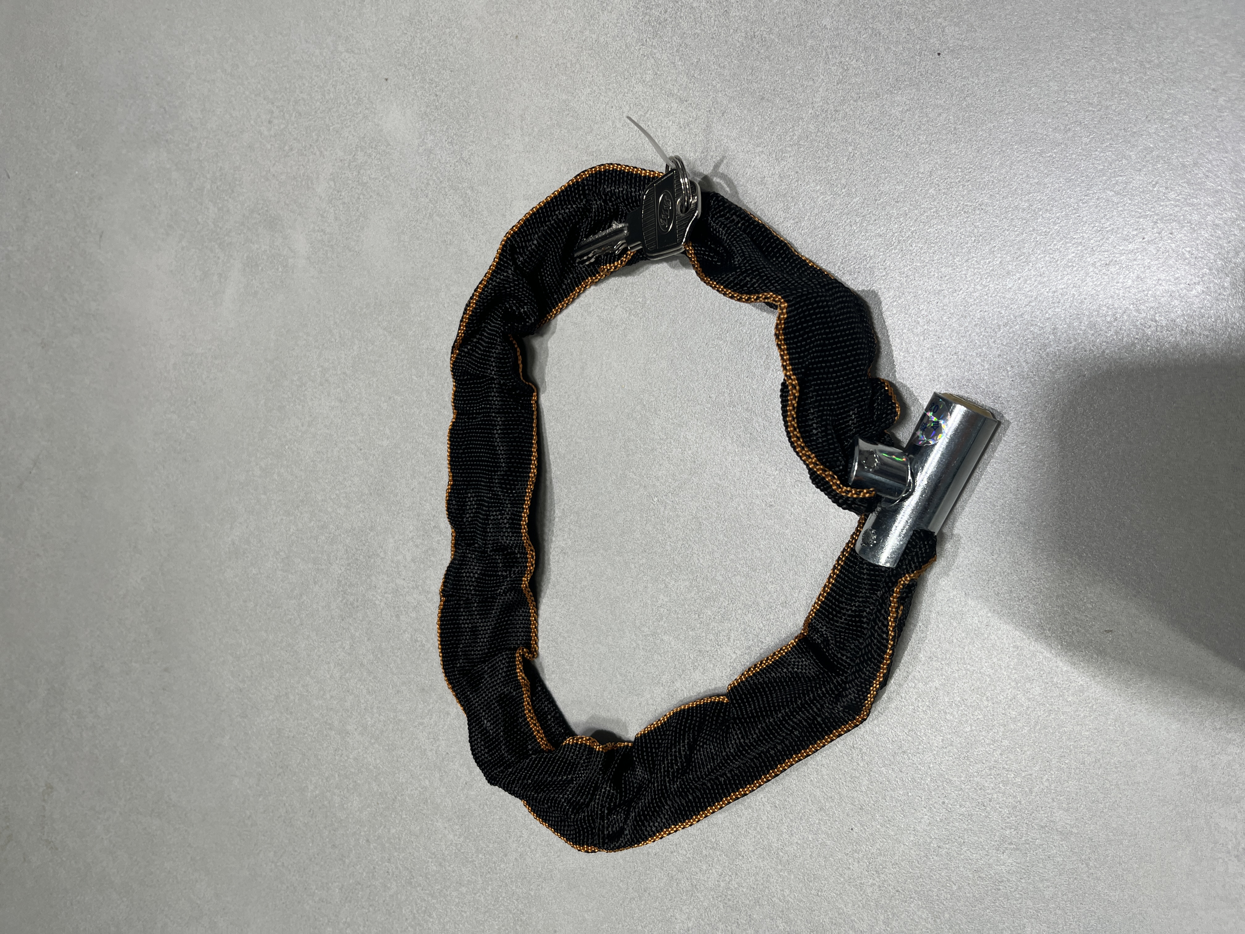 米奇特工（AGENTS MICKEY）包布链条防盗锁 自行车电动车摩托车通用防盗链子 链条锁 实长66CM 实拍图