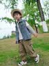 MQDMINI童装儿童牛仔马甲男女童马甲时尚卡通百搭小学生外出内搭上衣 实拍图