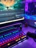 华为MateView GT 34英寸曲面显示器 WQHD 190Hz带鱼屏 快速液晶1ms 低蓝光无频闪 升降俯仰调节 实拍图