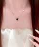 央创时尚四叶草项链女款2026新款轻奢高级感生日礼物女士送女友S925玉髓 实拍图