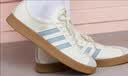 adidas「T头鞋」VL COURT 2.0复古休闲板鞋德训鞋阿迪达斯轻运动   汉玉白/蓝色/金色 (推荐女生买小半码)   38.5 实拍图