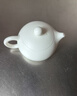 钰铨龙门 白瓷茶壶 中国白羊脂玉瓷素烧西施壶纯手工陶瓷高端泡茶壶礼盒装 羊脂玉瓷西施壶（约200ml) 实拍图