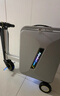 爱尔威（Airwheel）电动行李箱可骑行智能拉杆登机箱可坐可代步20英寸 SX豪华版一银 实拍图