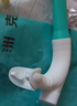 洲克（ZOKE）游泳装备成人浮潜游泳湿式硅胶呼吸管初学者儿童练习换气装备 粉/紫色625501403-4 实拍图