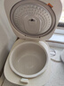 美的（Midea）小碧玉电饭煲小型1-2-3人3L0氟含钛陶瓷白玉釜家用煲汤粥智能预约多功能电饭锅RE360 实拍图