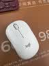 罗技（Logitech）M240 无线鼠标 蓝牙鼠标 办公鼠标 简约便携 白色 实拍图