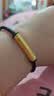 中国黄金（CHINA GOLD）黄金弯管转运珠情侣手链男士女款足金心经管本命年手绳生日礼物 【京速达】足金心经管手链 【黑绳】约0.5g 实拍图