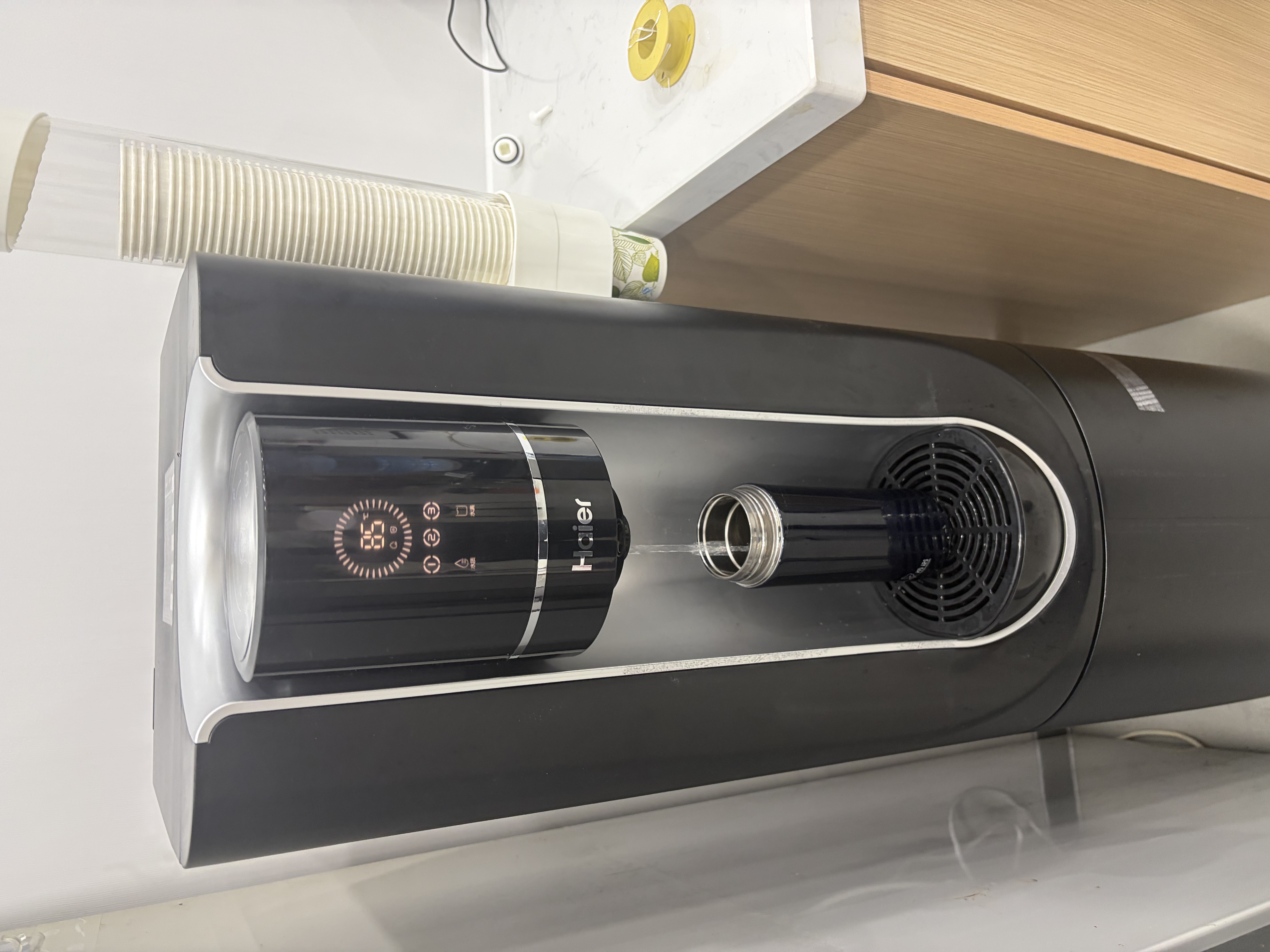 海尔（Haier）HJR75-L净水器RO反渗透直饮加热净饮一体机速热式饮水机办公室立式商用家用净水器 实拍图