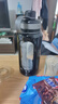 富光高硼硅玻璃杯 大容量泡茶杯双层塑玻带茶隔水杯男士杯子800ml 实拍图