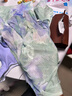 佑游游泳衣女泡温泉分体式保守显瘦遮肉游泳装四件套16036彩色星空L 实拍图