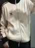 阿迪达斯（adidas）三叶草 外套男女情侣款 复古华夫格立领夹克开衫潮流百搭运动服 JW0109 S 实拍图