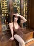 涞觅润丝（Limerence M）「柔情」丝袜超薄天鹅绒柔软舒适开裆免脱丝滑性感裤袜送女友礼物 蜜色 脚尖透明 隐秘发货 1双 M T裆开裆-M码(150~175cm) 实拍图