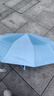 小米乾盾全自动晴雨伞加强伞骨太阳雨伞一键收放防紫外线黑胶防晒遮阳 108骨-天空蓝【加大加固】自动 实拍图