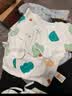 贝瑞加（Babyprints）婴儿半背衣2件装新生儿衣服纯棉长袖上衣初生宝宝四季内衣 绿52 实拍图