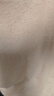 宜而爽【100%纯棉】女士背心罗纹打底衫修身无袖全棉T恤短袖上衣 实拍图