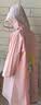 牧萌儿童雨衣带书包位男女童女孩加长全身学生雨披 粉色兔子 3XL 实拍图