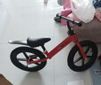 贝趣儿童平衡车1-3-6-12岁宝宝滑步车无脚踏小孩自行车男孩两轮滑行车 发泡轮 12寸 红色 适合身高80-100cm 2-5岁幼儿女孩圣诞节新年礼物 实拍图