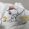 史努比（SNOOPY）【2件装】童装儿童短袖T恤男女童纯棉夏装 靛蓝红琴+白钓鱼 160 实拍图