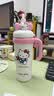 三丽鸥（SANRIO）HelloKitty啵啵冰霸保温锁冷杯316不锈钢带吸管七夕礼物超大960ml 实拍图
